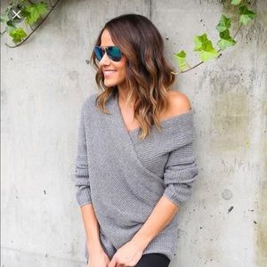 Criss Cross Front Sweater